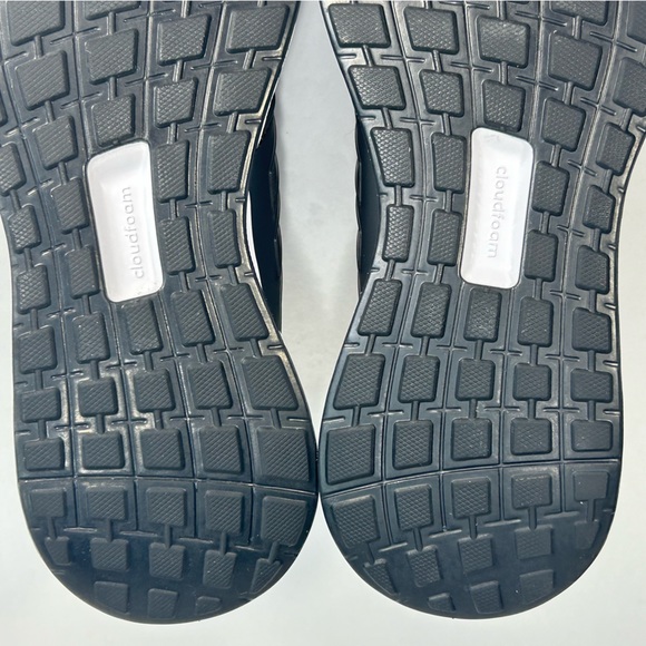 Adidas EQ19 Cloud Foam Comfort Black/ White Athletic Running Shoes; Women’s Sz 6 - Picture 15 of 16